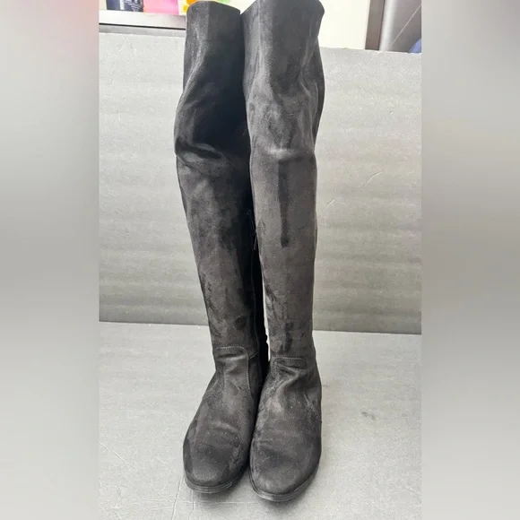 Black Micro Suede IMPO Over the Knee Boot- Size 7 - Picture 3 of 12